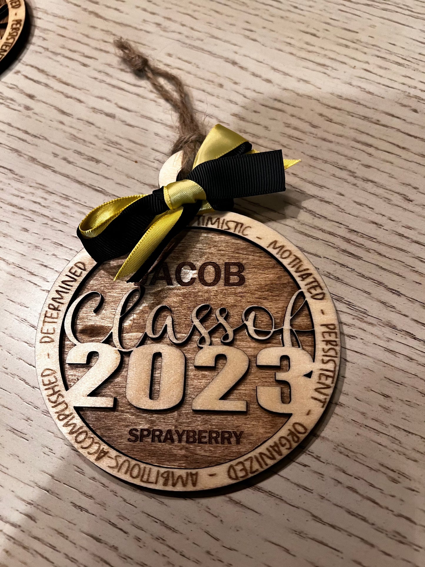 Graduation ornament - Premium  from Dreamcitywoodworks - Just $20.00! Shop now at Dreamcitywoodworks