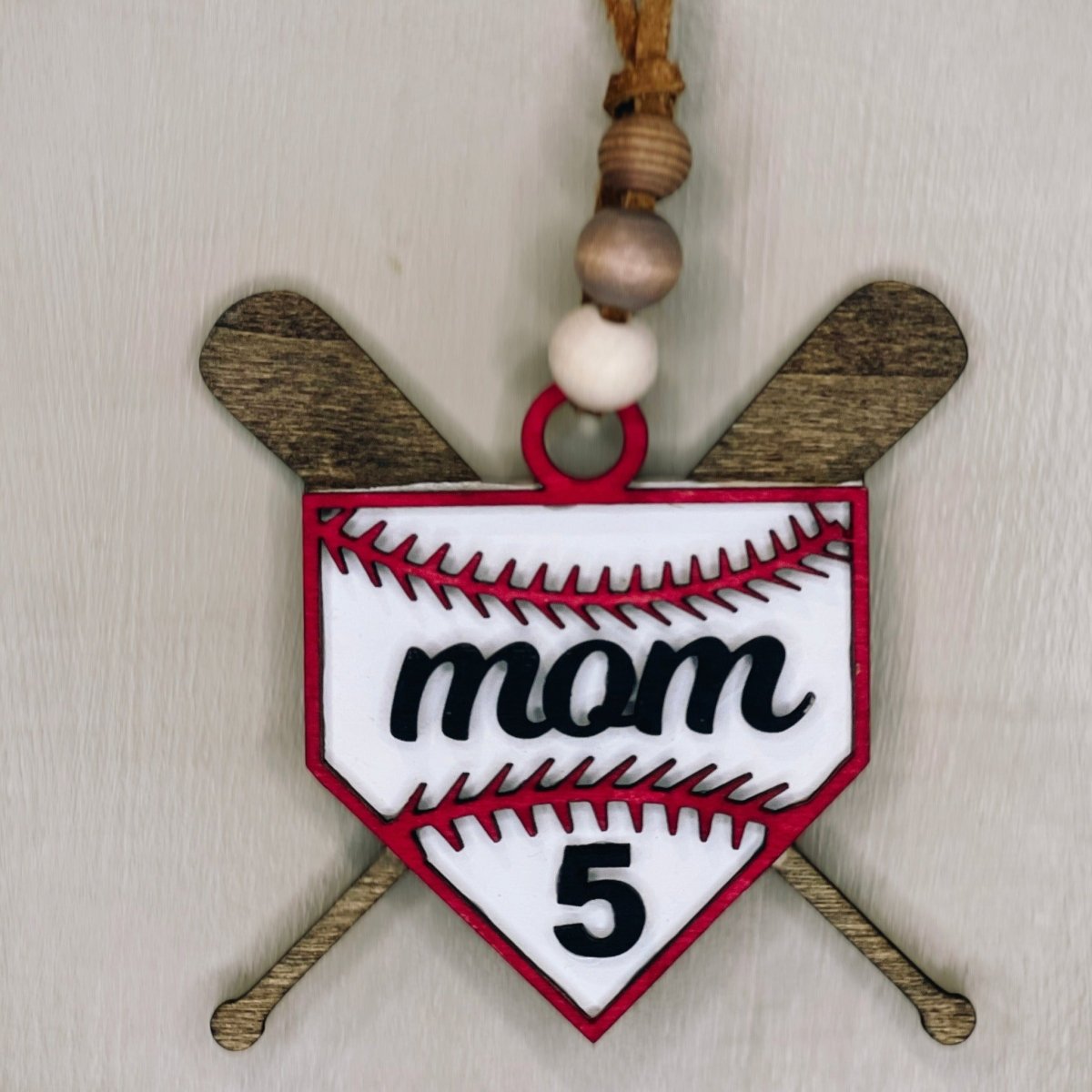 Baseball car charm - Premium handmade good from Dreamcitywoodworks - Just $14.99! Shop now at Dreamcitywoodworks