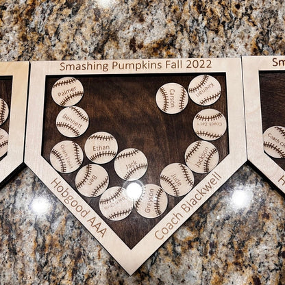 Baseball Team Plaque - Premium handmade good from Dreamcitywoodworks - Just $29.99! Shop now at Dreamcitywoodworks