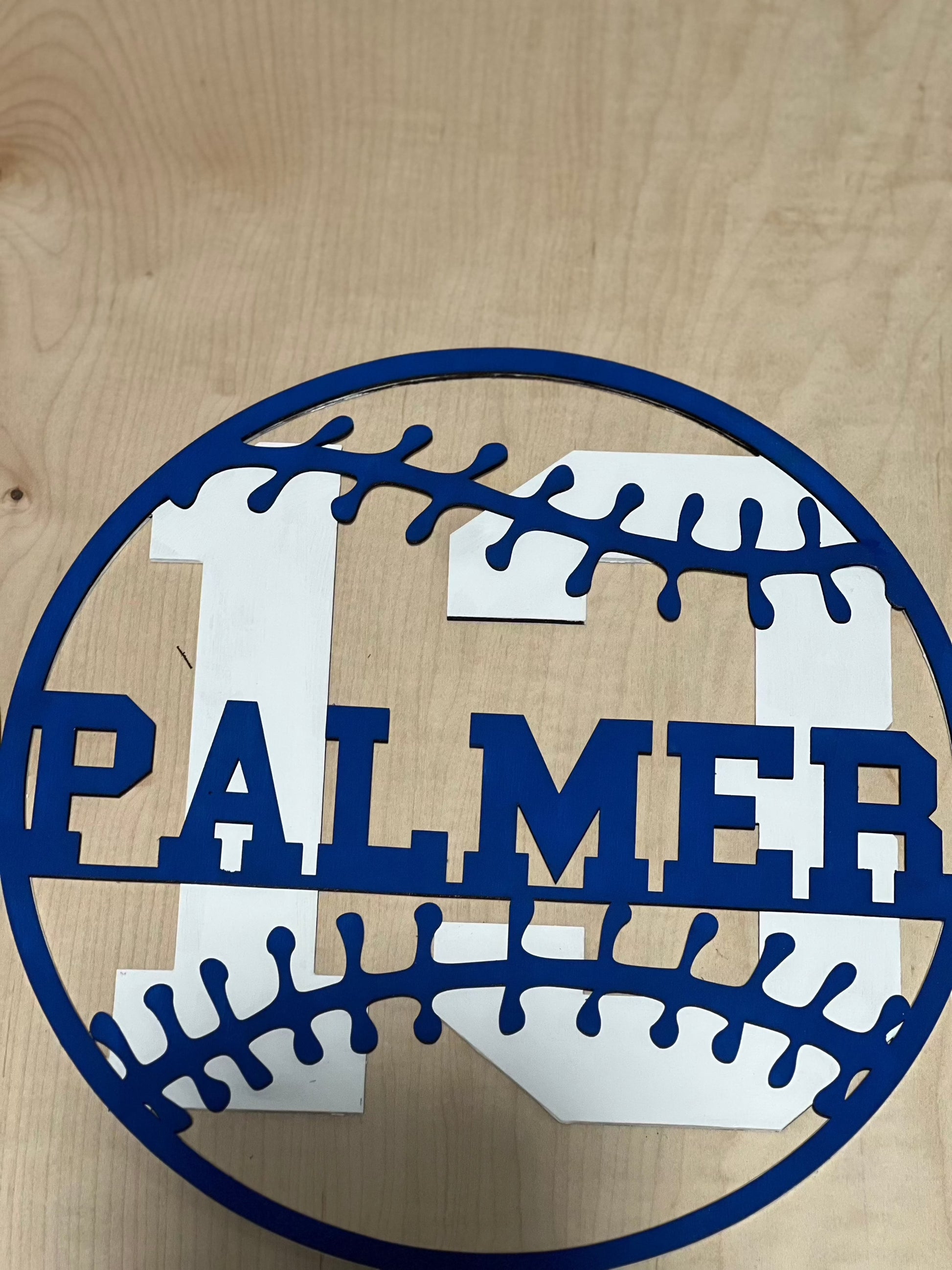 Custom baseball name plates - Premium handmade good from Dreamcitywoodworks - Just $20! Shop now at Dreamcitywoodworks