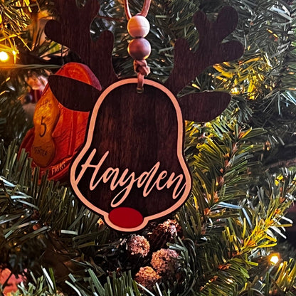 Reindeer ornament - Premium handmade good from Dreamcitywoodworks - Just $17.99! Shop now at Dreamcitywoodworks